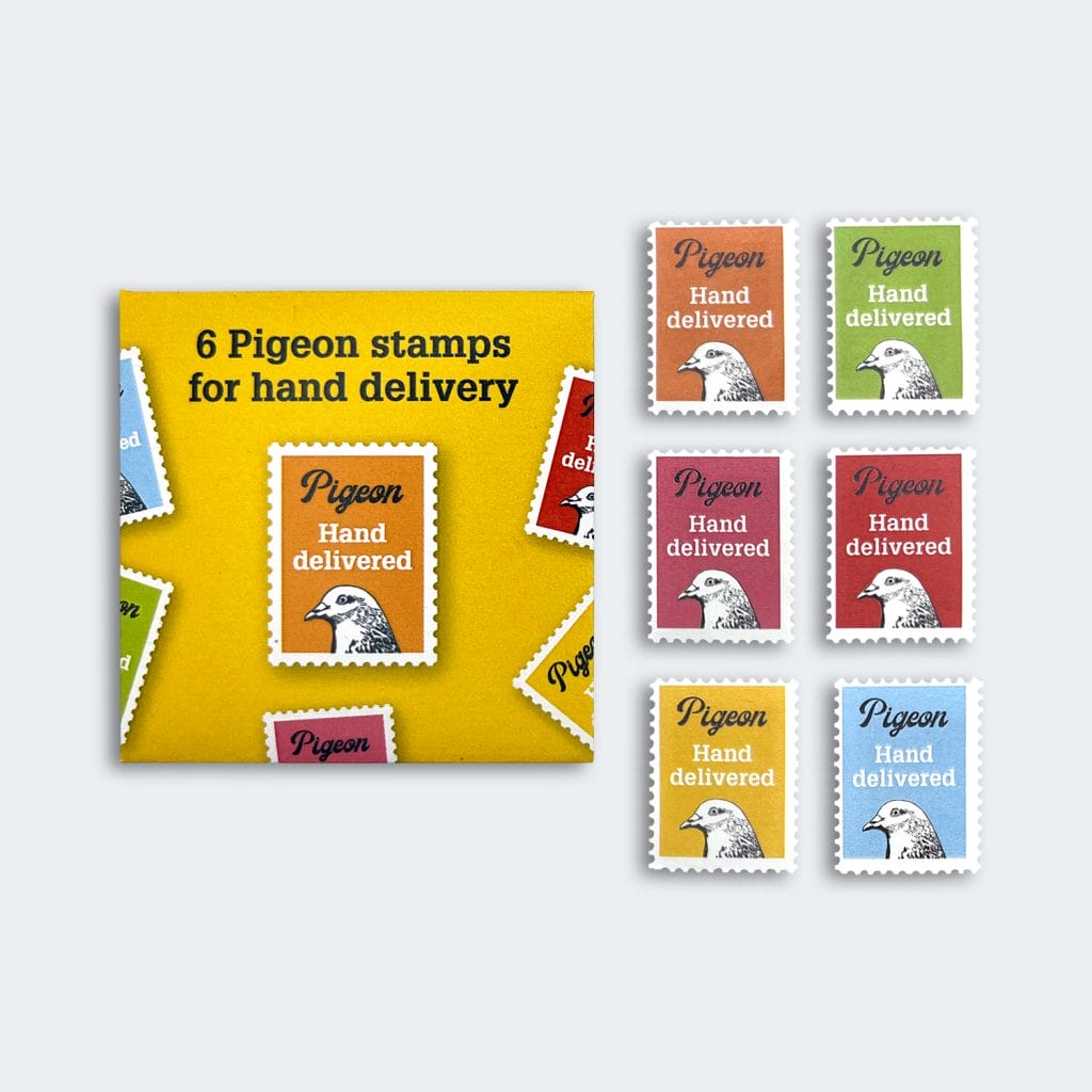 Hand delivery Stamps Suitable For Any Pigeon Design Pigeon Posted hand-delivery-stamps-suitable-for-any-pigeon-design-pigeon-posted